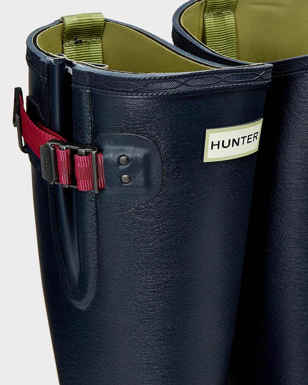 Höga Gummistövlar Dam - Hunter Balmoral Side Adjustable 3Mm Neoprene - Marinblå - 310547-XKL